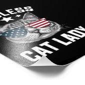 Kinderlose Katze Lady 2024 Fotodruck (Ecke)