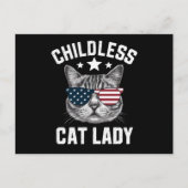 Kinderlose Katze Lady 2024 Postkarte (Vorderseite)