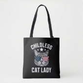 Kinderlose Katze Lady 2024 Tasche (Vorderseite)