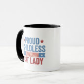 Kinderlose Katze Lady 2024 Tasse (Vorderseite Links)