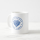 Kinderlose Katze Lady Brave Proud Independent Kaffeetasse (Vorderseite Links)