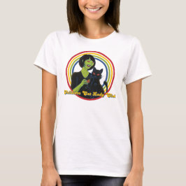 Kinderlose Katze Lady Club - Retro - T - Shirt
