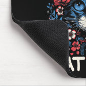 Kinderlose Katze Lady Funny Cat Lover 4 Mousepad (Ecke)