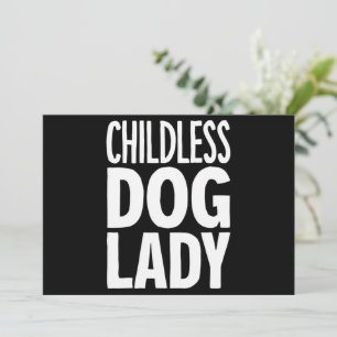 Kinderlose Katze Lady Funny Vote 2024 Einladung