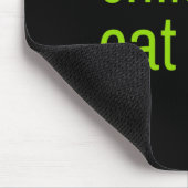 Kinderlose Katze Lady Funny Vote 2024 Frau Präside Mousepad (Ecke)