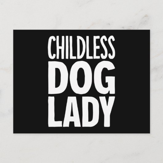 Kinderlose Katze Lady Funny Vote 2024 Postkarte (Vorderseite)