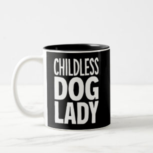 Kinderlose Katze Lady Funny Vote 2024 Zweifarbige Tasse
