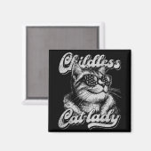 Kinderlose Katze Lady Kamala Harris 2024 Magnet (Vorderseite/Rückseite)