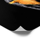 Kinderlose Katze-Lady mit Trump-Haar-Abstimmung Ka Poster (Ecke)