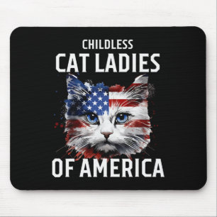 Kinderlose Katze Lady of America Kamala Harris 202 Mousepad