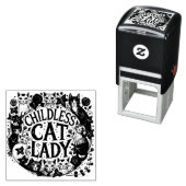 Kinderlose Katze Lady Permastempel (Beispiel)