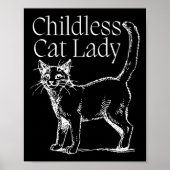Kinderlose Katze Lady Poster (Vorne)