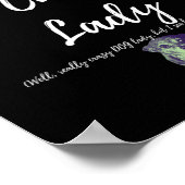 Kinderlose Katze Lady Poster (Ecke)