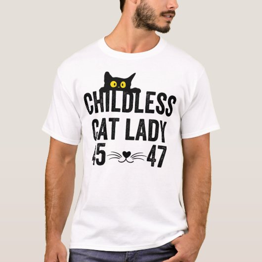 Kinderlose Katze Lady T-Shirt (Vorderseite)