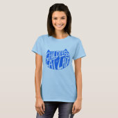 Kinderlose Katze Lady T-Shirt (Vorne ganz)