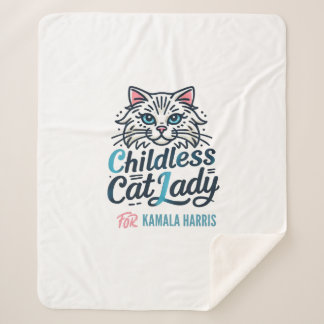 Kinderlose Katze Lady von Kamala Harris Sherpadecke