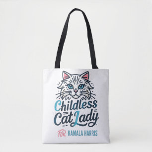 Kinderlose Katze Lady von Kamala Harris Tasche