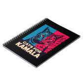 Kinderlose Katze Lady wählt Kamala Harris 2024 Notizblock (Linke Seite)