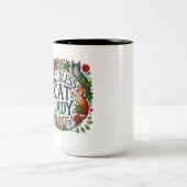 Kinderlose Katze Lady Zweifarbige Tasse (Mittel)