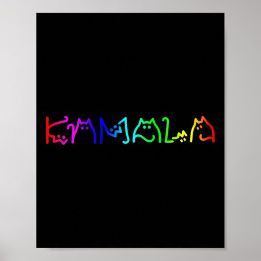 Kinderlose Katze Ladys Kamala Childless Cat Lady L Poster (Vorne)