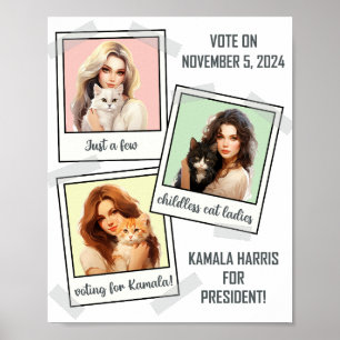 KINDERLOSE KATZE POSTER