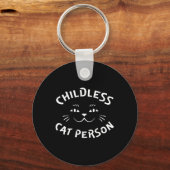 Kinderlose Katze Schlüsselanhänger (Vorderseite)