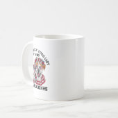 Kinderlose Katze und Hundedame wählt Kamala Harris Kaffeetasse (Vorderseite Links)