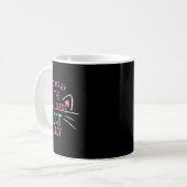 Kinderlose Katzen Damen Stand Kaffeetasse (Vorderseite Links)