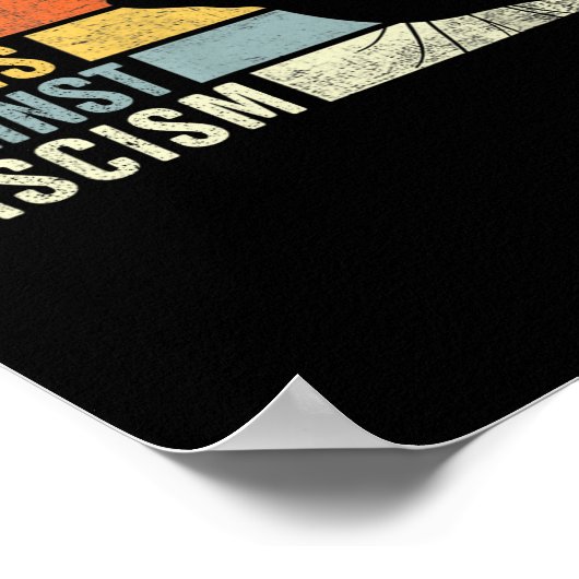 Kinderlose Katzen Frauen gegen den Faschismus Katz Poster (Ecke)