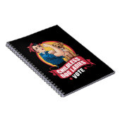 Kinderlose Katzen Frauen wählen Hund der Riveter H Notizblock (Rechte Seite)