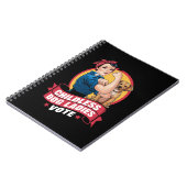 Kinderlose Katzen Frauen wählen Hund der Riveter H Notizblock (Linke Seite)