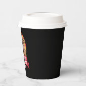 Kinderlose Katzen Frauen wählen Hund der Riveter H Pappbecher (Links)