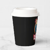 Kinderlose Katzen Frauen wählen Hund der Riveter H Pappbecher (Rechts)