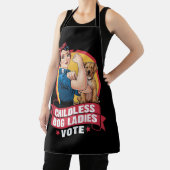 Kinderlose Katzen Frauen wählen Hund der Riveter H Schürze (InSitu)