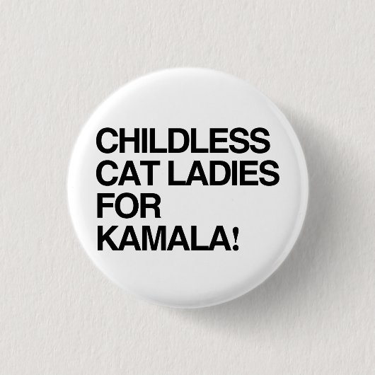 Kinderlose Katzen in Kamala Button (Vorderseite)