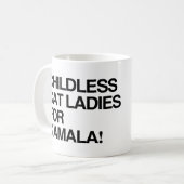 Kinderlose Katzen in Kamala Kaffeetasse (Vorderseite Links)