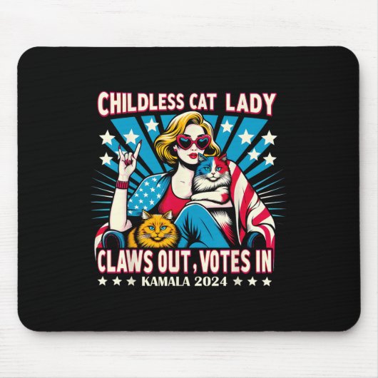 Kinderlose Katzen-Lady löscht aus Mousepad (Vorne)