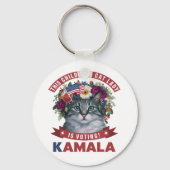Kinderlose Katzen Ladys for kamala harris Schlüsselanhänger (Vorderseite)