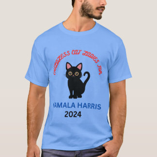 Kinderlose Katzen Ladys for Kamala Harris - T T-Shirt