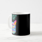 Kinderlose Katzen Ladys Funny Democratic Kaffeetasse (Vorderseite Links)