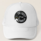 Kinderlose Katzen Ladys für Kamala harris | 2024 Truckerkappe (Vorderseite)