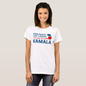 Kinderlose Katzen Ladys für Kamala T-Shirt (Vorne ganz)