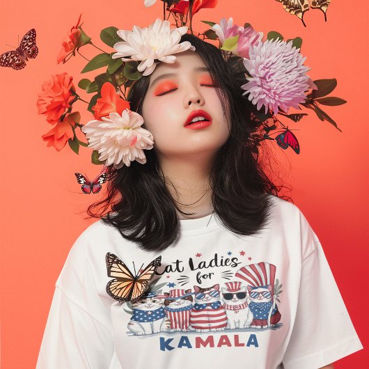 Kinderlose Katzen Ladys für Kamala T - Shirt