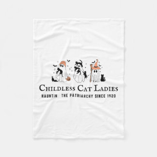 Kinderlose Katzen Ladys Hauntin Der Patriarchat Ka Fleecedecke