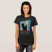 Kinderlose Katzenfrau T-Shirt (Vorne ganz)