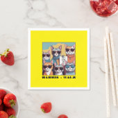 Kinderlose Katzenfrauen für Kamal Serviette (Beispiel)