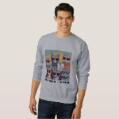 Kinderlose Katzenfrauen für Kamal Sweatshirt (Vorne ganz)