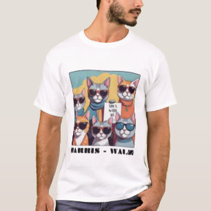Kinderlose Katzenfrauen für Kamal T-Shirt