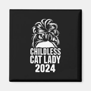 Kinderlose Katzenlady 2024 Unordentlicher Dutt Ame Magnet