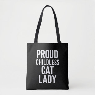 Kinderlose Katzenlady für Katzenmutter Frauen Katz Tasche